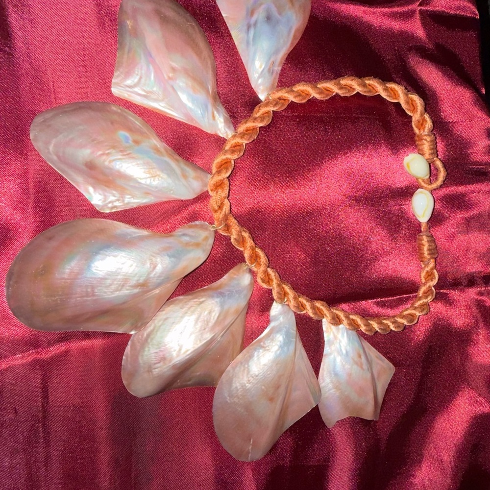 Unique Shell and Rope Necklace